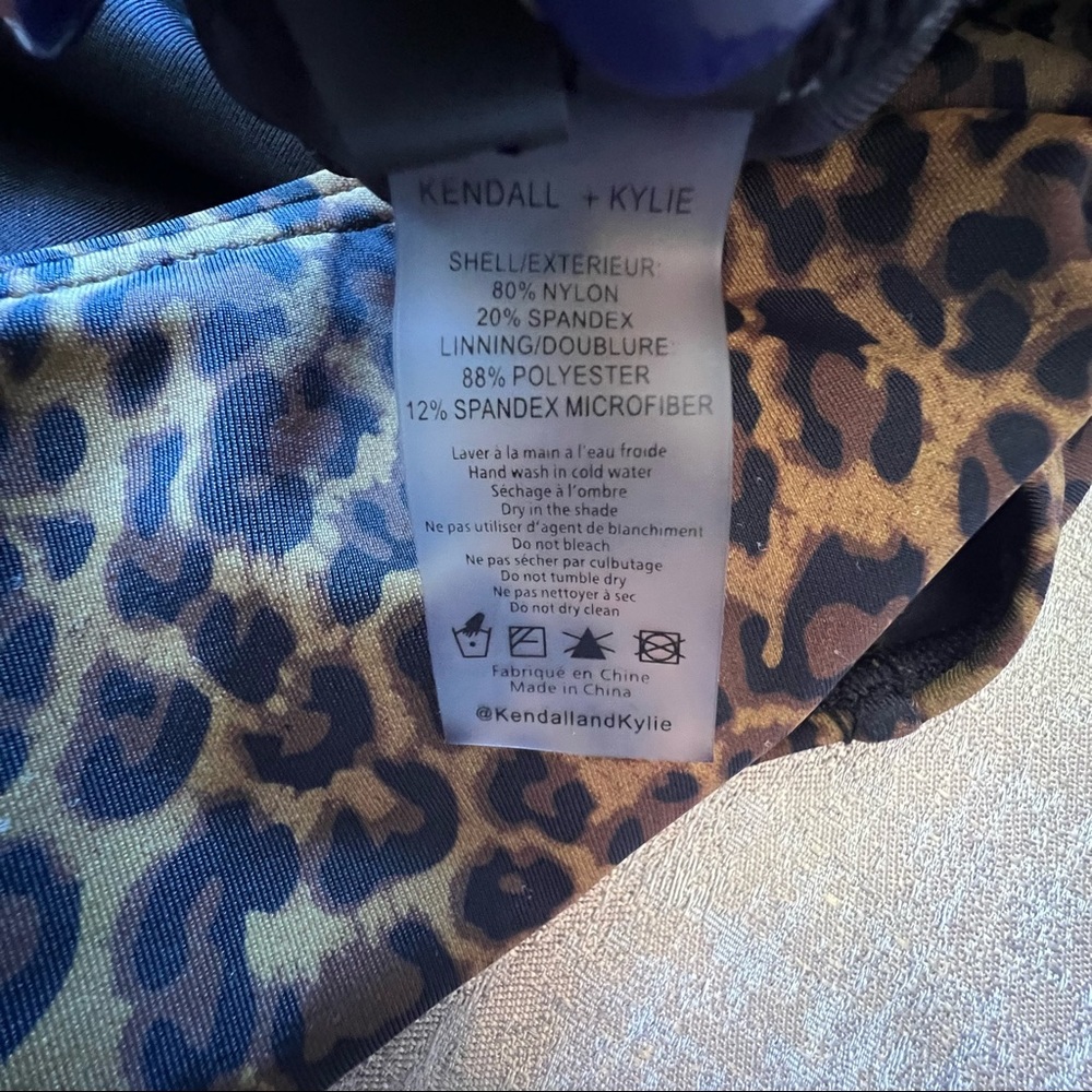 Kendall + Kylie Leopard Cheeky CrissCross Swimsuit - Picture 12 of 14
